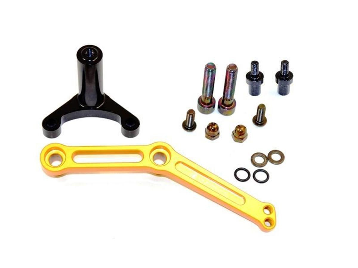 DBK Steering Damper Mount Kit Ducati Monster 2014-2021 - Adventure Parts