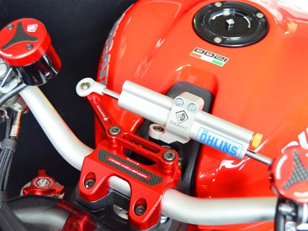 DBK Steering Damper Mount Kit Ducati Monster 2014-2021 - Adventure Parts