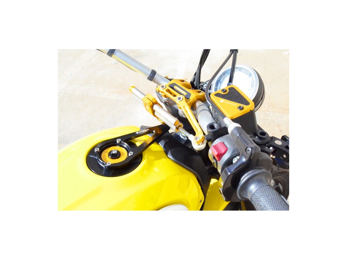 DBK Steering Damper Kit Ducati Scrambler 800 2015-2022 - Adventure Parts