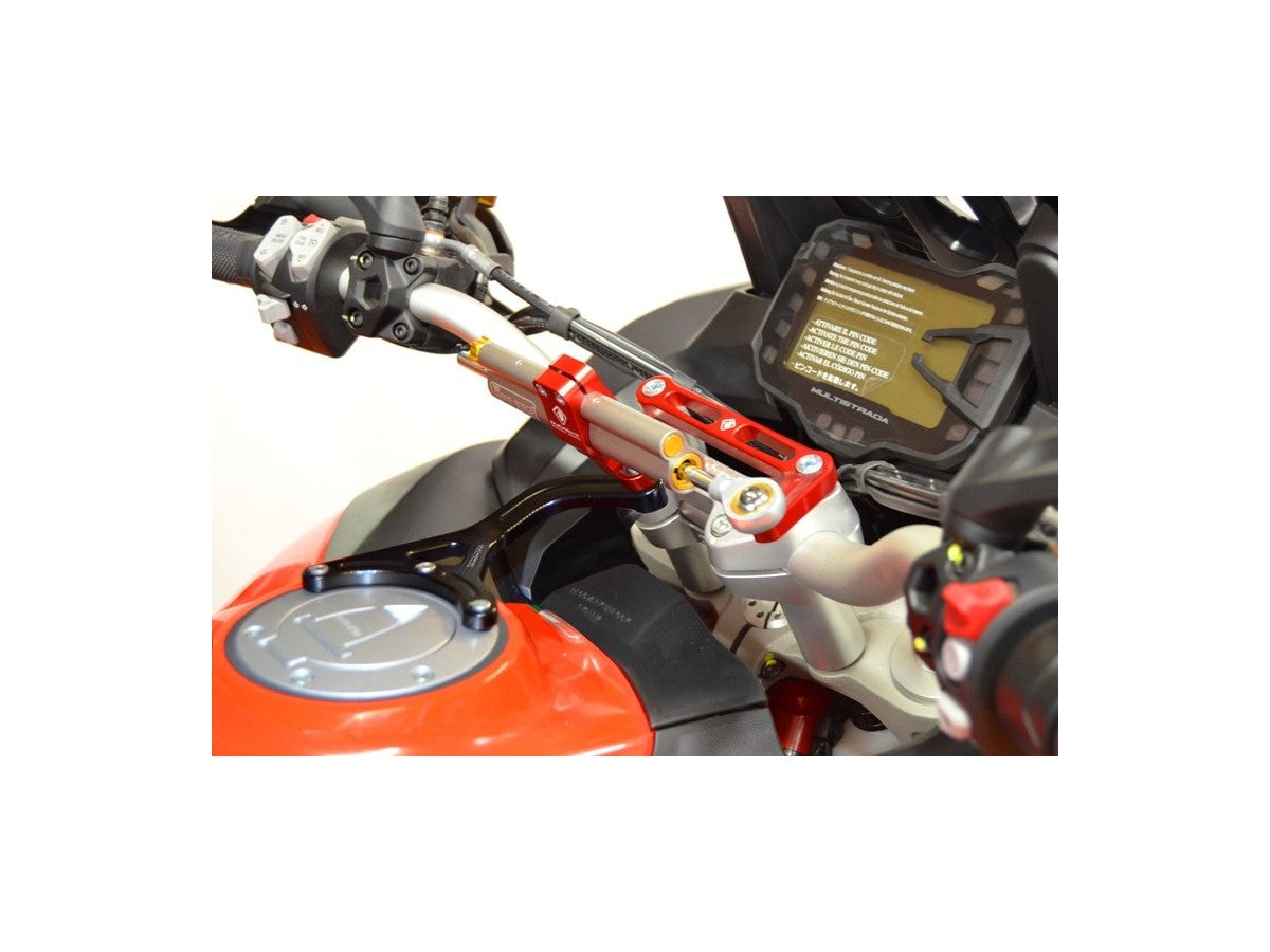 DBK Steering Damper Mount Kit Ducati Multistrada 2015-2024 - Adventure Parts