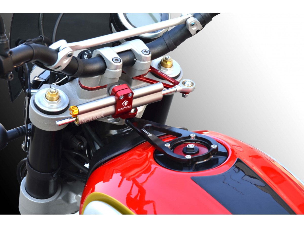 DBK Steering Damper Mount Kit Ducati Scrambler 800 2017-2020 - Adventure Parts
