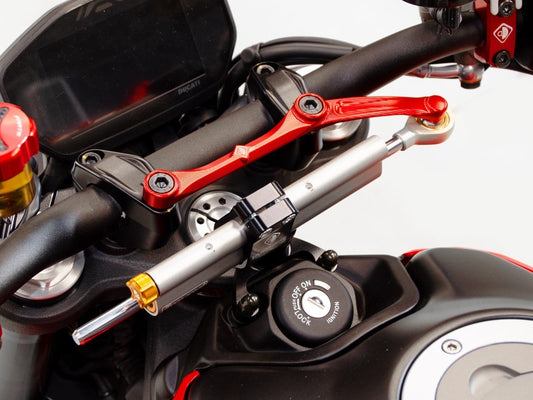 DBK Mount Steering Damper Ducati Monster 937 2021-2025 - Adventure Parts