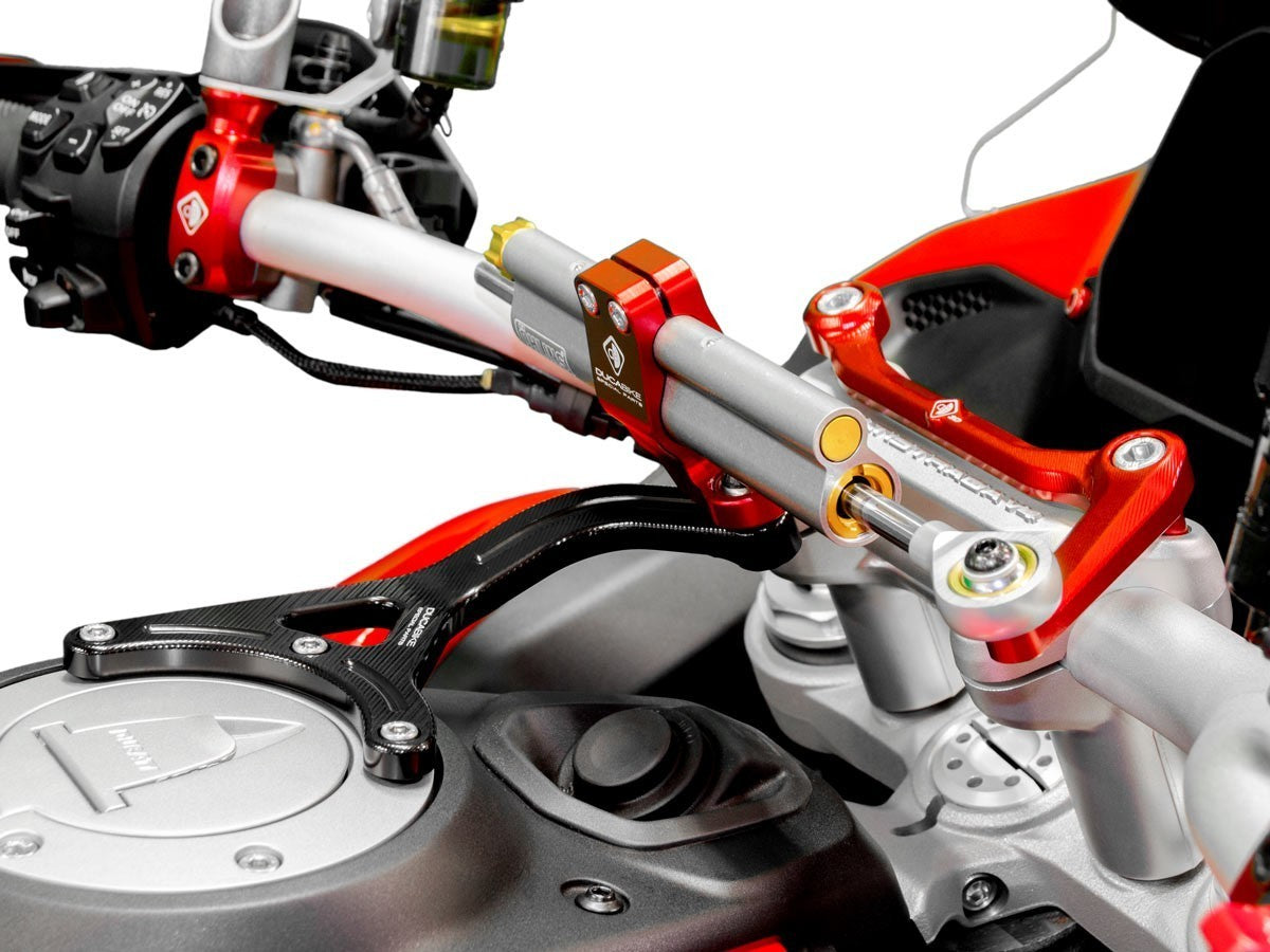 DBK Steering Damper Mount Kit Ducati Multistrada V4 2022-2025 - Adventure Parts