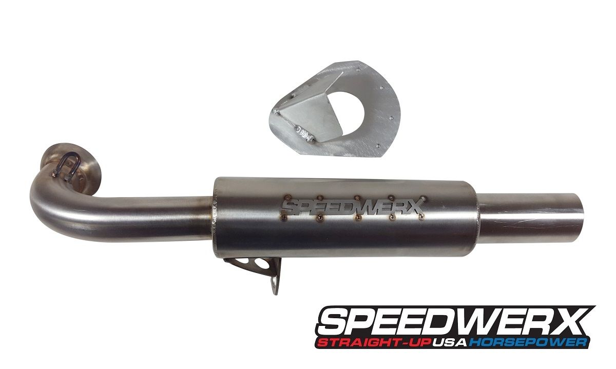 Speedwerx L2 Competition Series Lightweight Muffler Stainless Steel Ski-Doo MXZ 600RS 2019-2021
