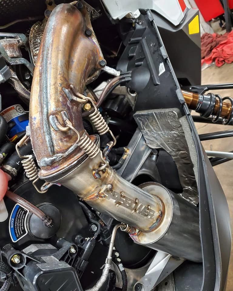 Speedwerx L2 Competition Series Lightweight Muffler Stainless Steel Ski-Doo Gen 4 Summit 850 E-TEC Turbo 2020-2022