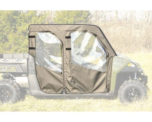 Seizmik Full Soft Doors with Zipper Polaris Ranger Crew XP 900 - Adventure Parts