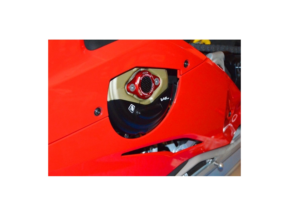 DBK Slider Alternator Cover Protection Ducati Panigale V4 2018-2025 - Adventure Parts
