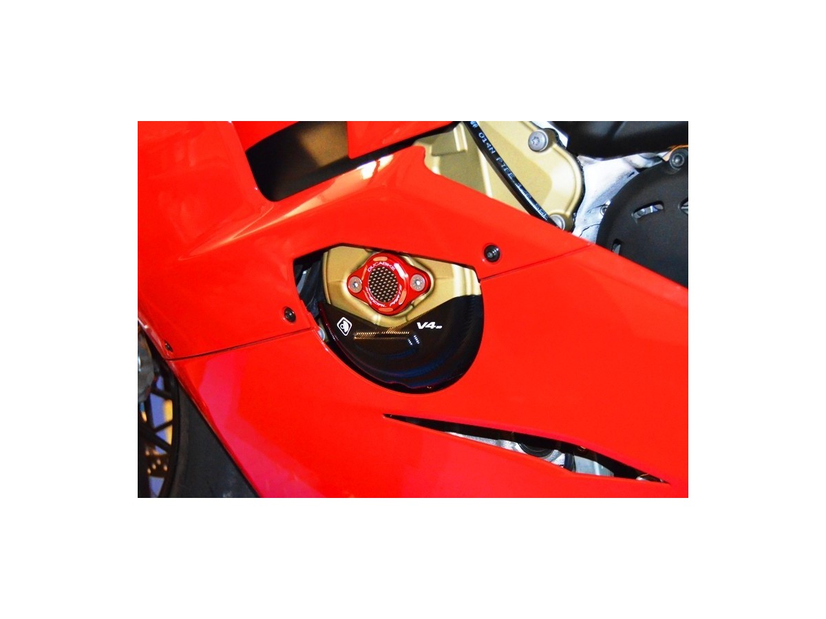 DBK Slider Alternator Cover Protection Ducati Panigale V4 2018-2025 - Adventure Parts