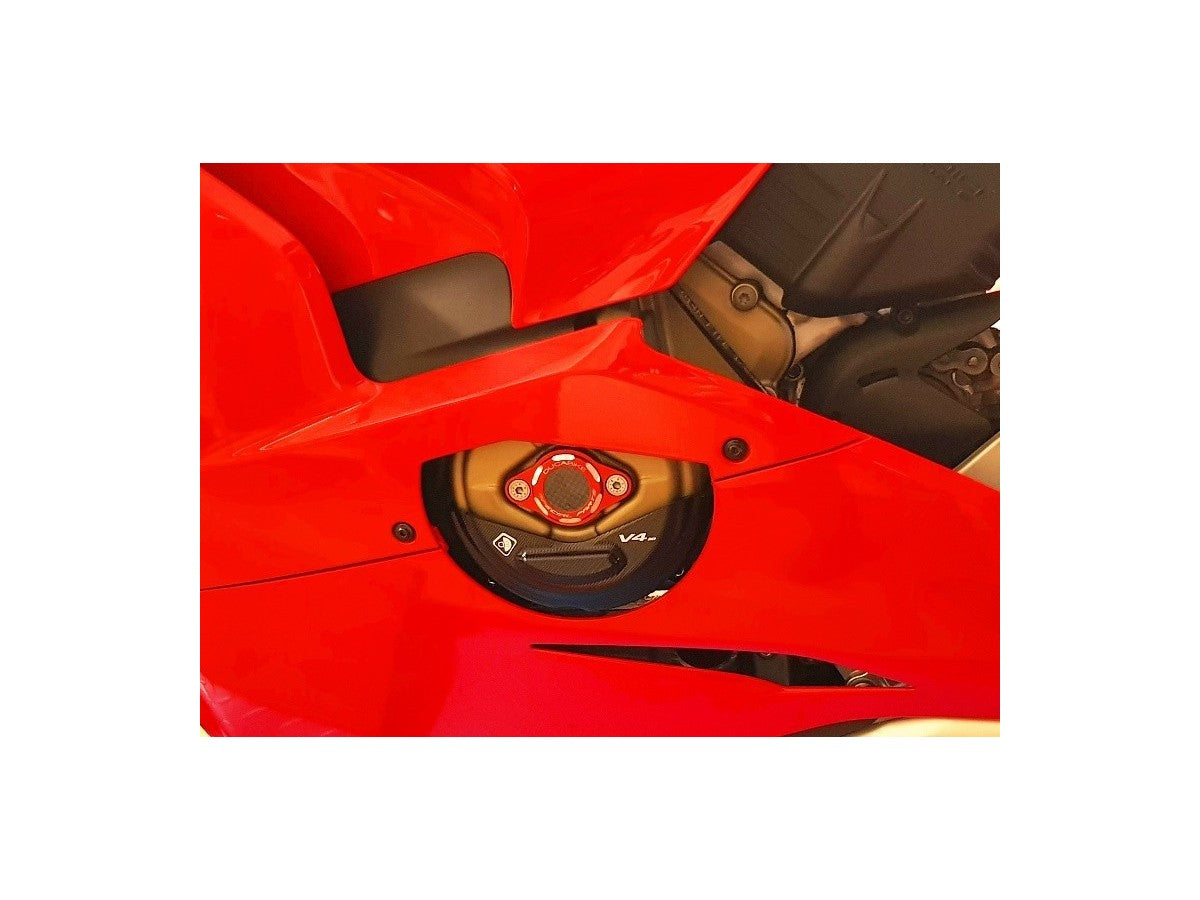 DBK Slider Alternator Cover Protection Ducati Panigale V4 2018-2025 - Adventure Parts