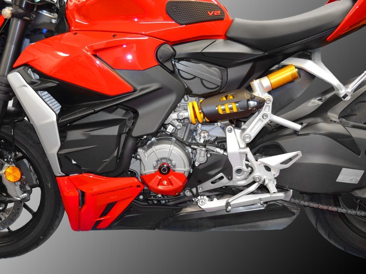 DBK Slider Alternator Cover Protection Ducati Streetfighter V2 2022-2024 - Adventure Parts