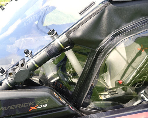 Seizmik Soft Upper Doors with Zipper Can-Am Maverick X3