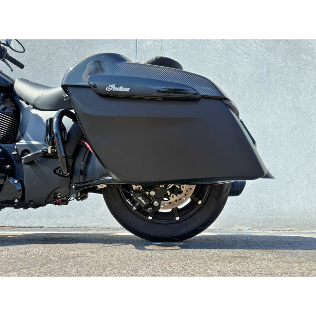 Toce Pro-Comp Single & Dual Slipon Exhaust Systems - Indian Springfield / Chieftain / Roadmaster / Challenger / Pursuit / Elite - Adventure Parts