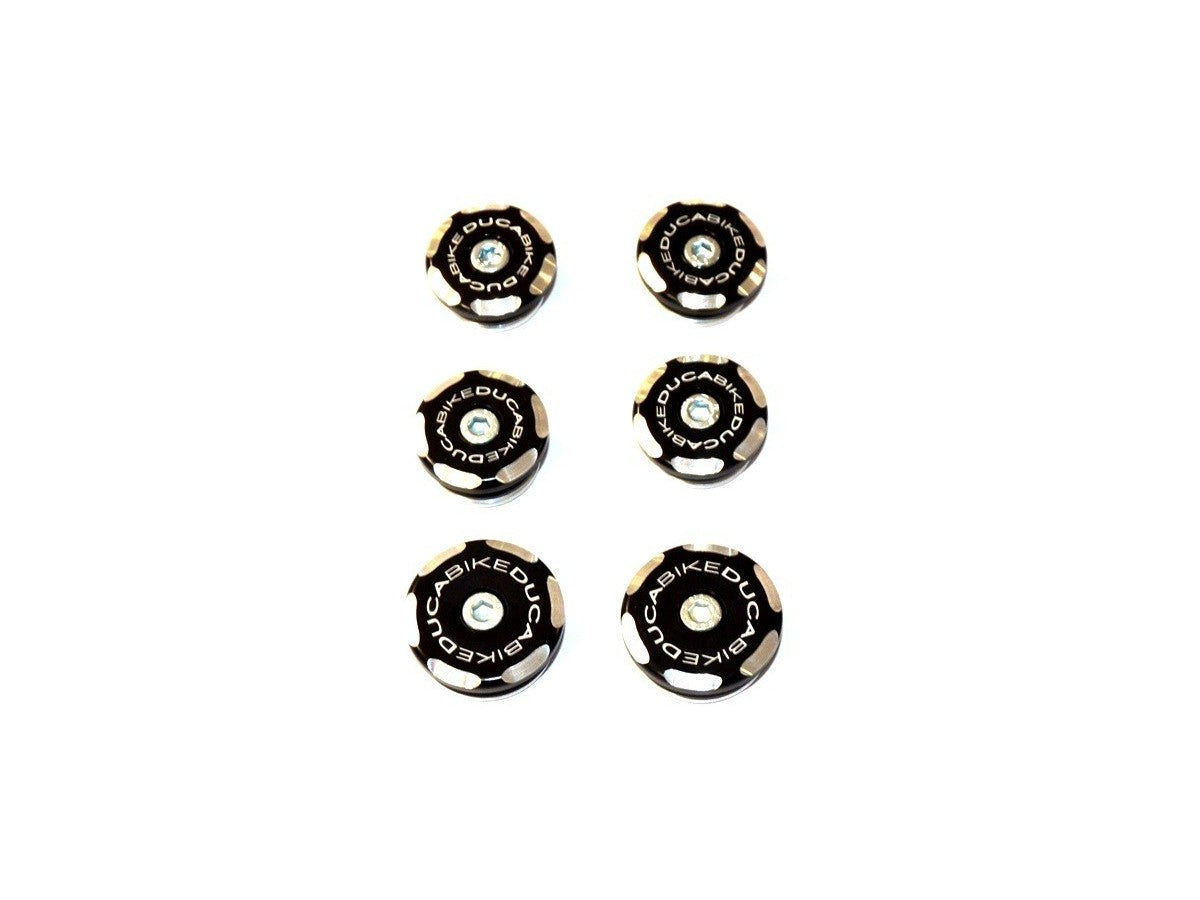 DBK Frame Plugs Kit Ducati Hypermotard 950 RVE/SP 2019-2025 - Adventure Parts