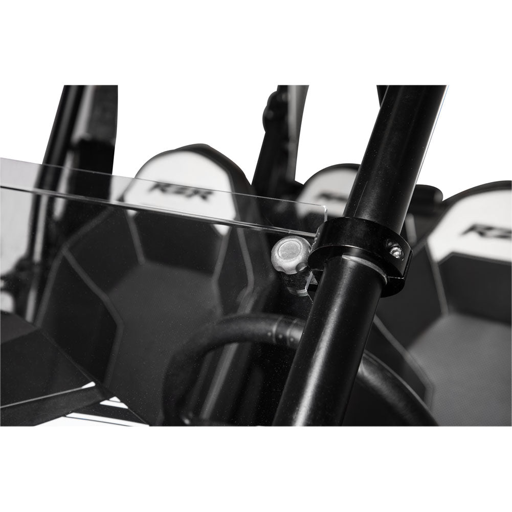 Tusk UTV Hard Coated Hinged Windshield +2-inch Polaris RZR 4 800 2007-2021 - Adventure Parts