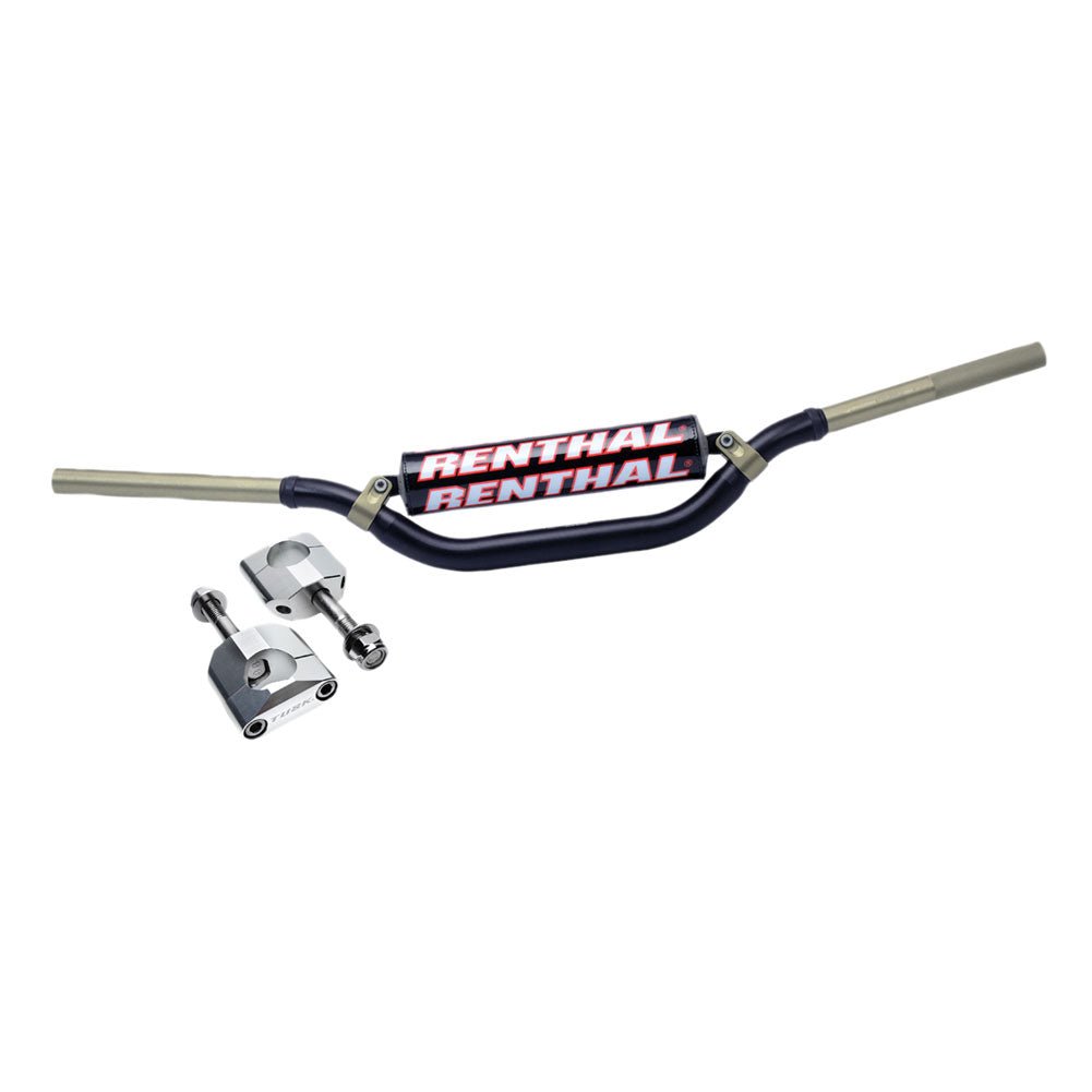 Tusk Universal Oversized Handlebar Clamp and Bar Kit Kawasaki KX125 2004–2025 - Adventure Parts