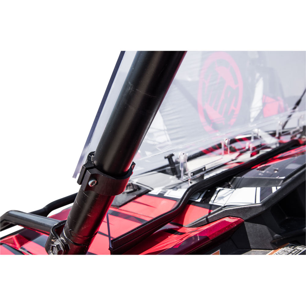 Tusk Vented Hard Coated Poly Carb Front Windshield Polaris RZR 900 Trail 2014–2020 - Adventure Parts