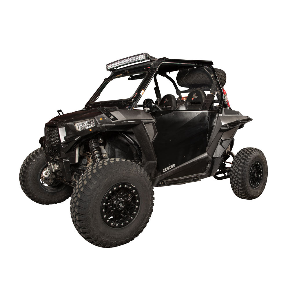 Tusk Barrier Pro Fit Doors Black Powder Coated Polaris RZR XP 1000 2014–2023 - Adventure Parts