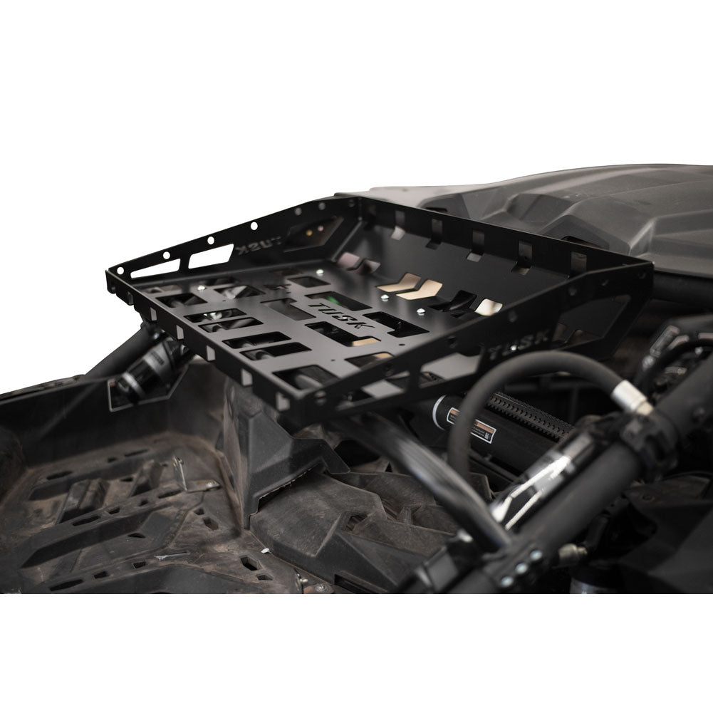 Tusk UTV Rear Bumper, Cargo Rack, and Spare Tire Carrier Can-Am Maverick X3 2017-2021 - Adventure Parts