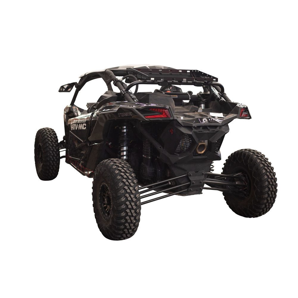 Tusk UTV Rear Bumper, Cargo Rack, and Spare Tire Carrier Can-Am Maverick X3 2017-2021 - Adventure Parts