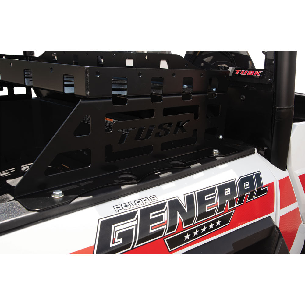 Tusk Cargo Rack Regular Black Powder Coated Polaris GENERAL 2016-2026 - Adventure Parts