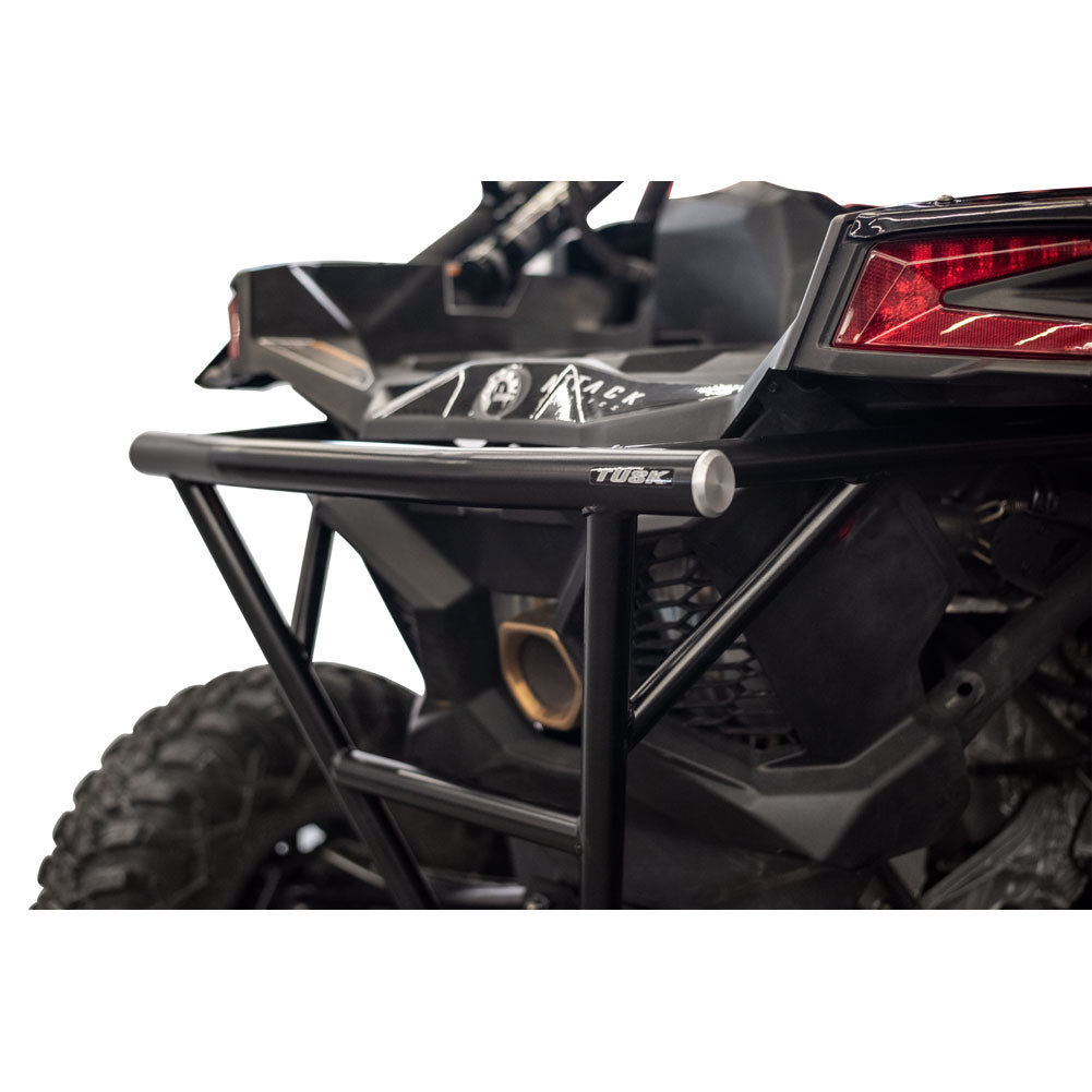 Tusk Impact Rear Bumper Black Can-Am Maverick X3 2017-2021 - Adventure Parts