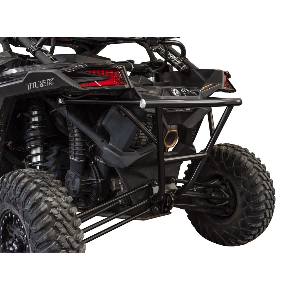 Tusk Impact Rear Bumper Black Can-Am Maverick X3 2017-2021 - Adventure Parts