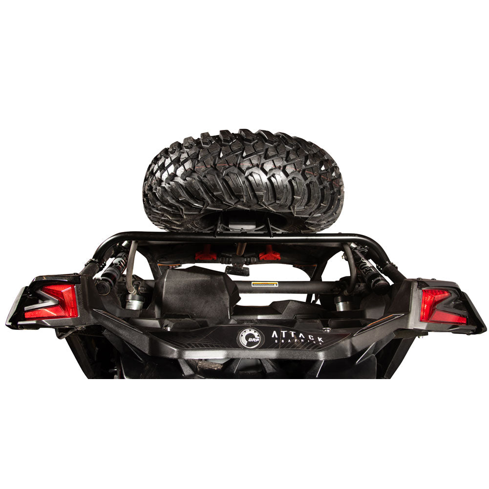 Tusk Spare Tire Carrier Can-Am Maverick X3 DS Turbo 64 Inch 2017–2025