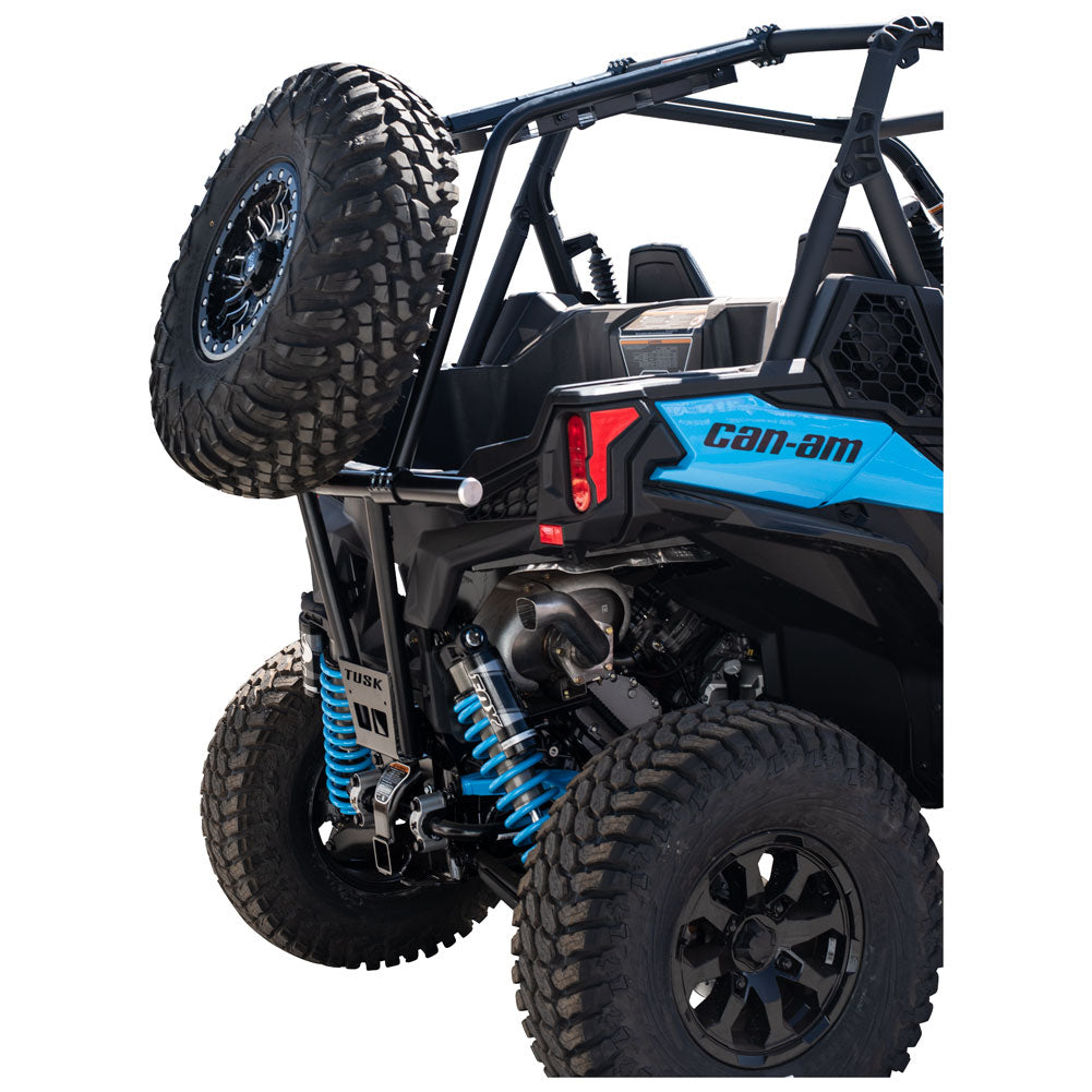 Tusk UTV Rear Bumper, Cargo Rack, and Spare Tire Carrier Can-Am Maverick Sport 1000 2018-2024 - Adventure Parts