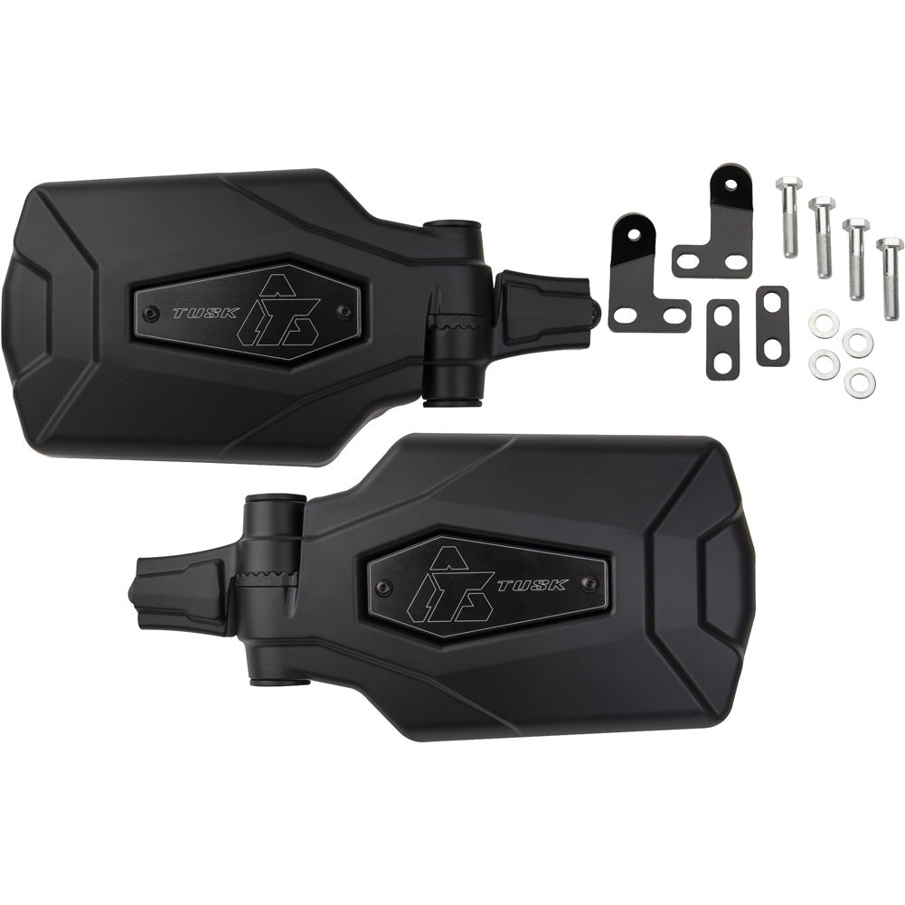 Tusk Pivot Folding UTV Mirror Kit w/A-pillar Mounts Yamaha Wolverine 2021-2025 - Adventure Parts