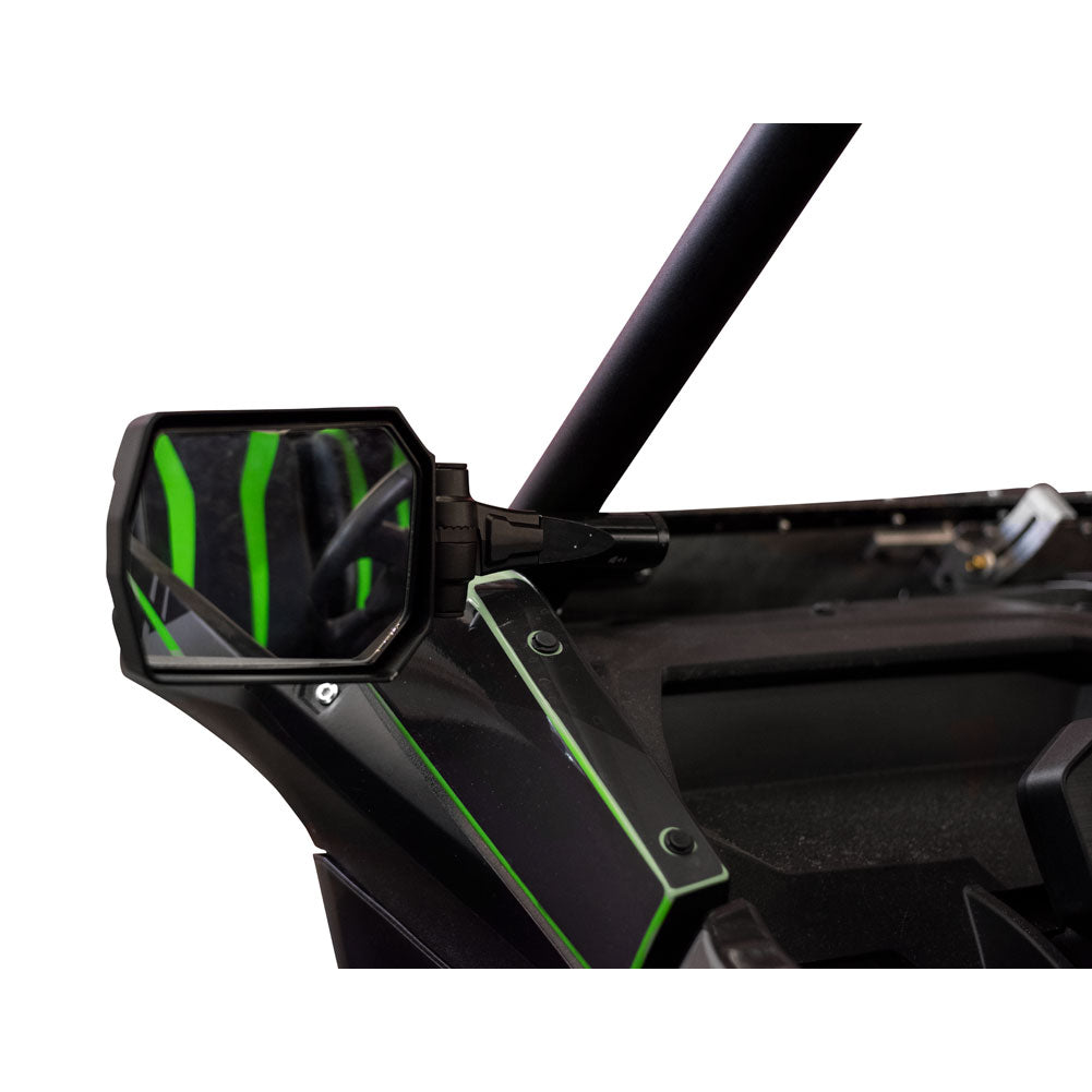Tusk Pivot Folding UTV Mirror Kit w/ A-Pillar Mounts Kawasaki Teryx KRX 1000 2020-2025