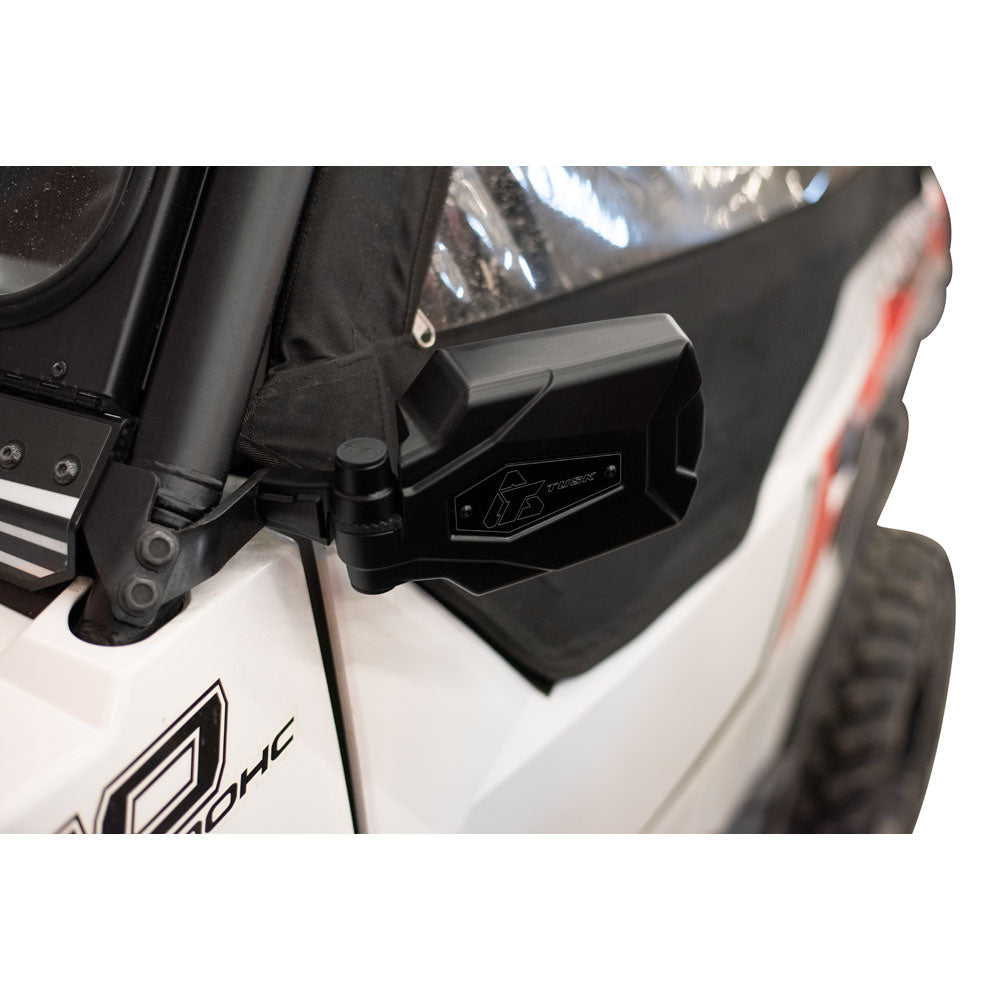 Tusk Pivot Folding UTV Mirror Kit w/A-pillar Mounts Polaris General 2016-2025