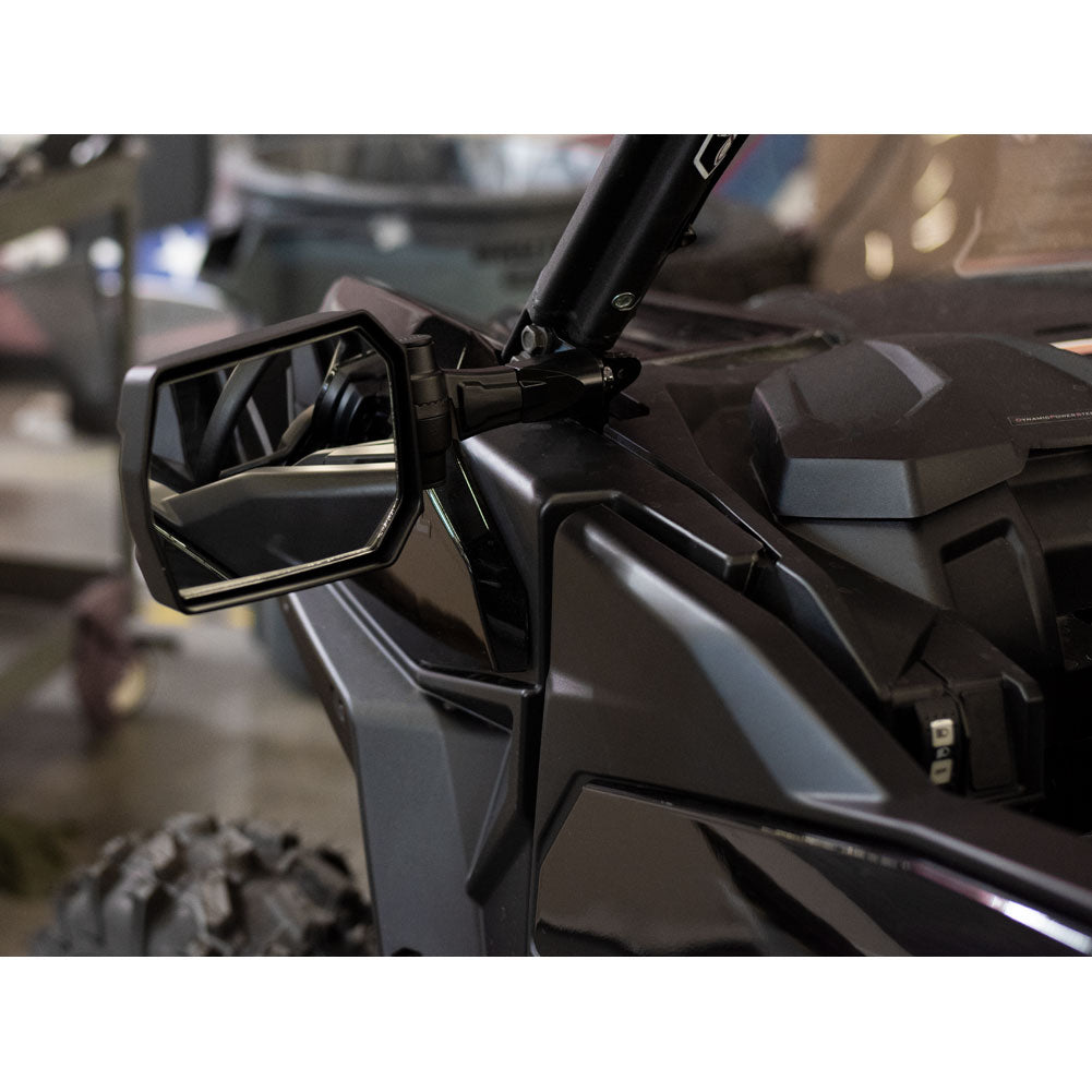 Tusk Pivot Folding UTV Mirror Kit w/A-pillar Mounts Can-Am Can-Am Maverick 2018-2025