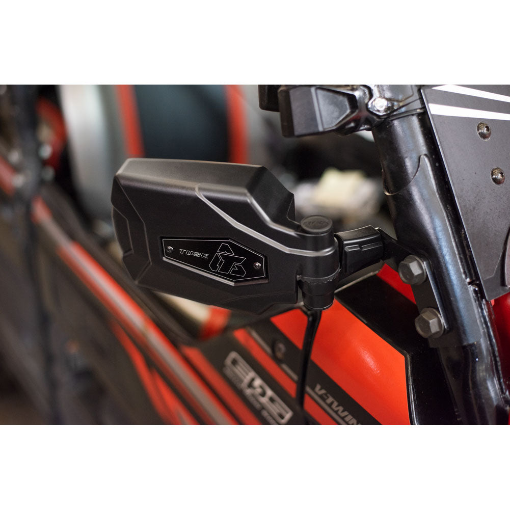 Tusk Pivot Folding UTV Mirror Kit w/A-pillar Mounts Kawasaki Teryx 2016-2025