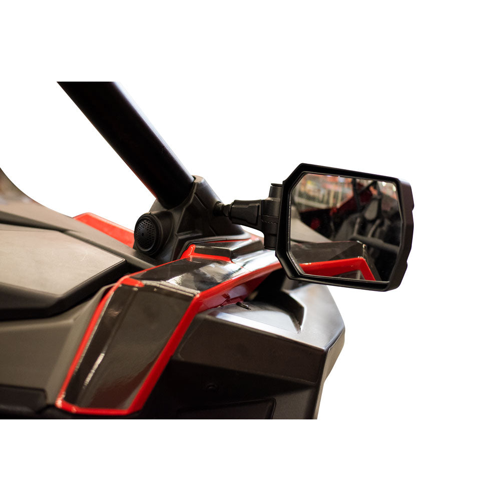 Tusk Pivot Folding UTV Mirror Kit w/A-pillar Mounts Polaris RZR 2020-2025 - Adventure Parts