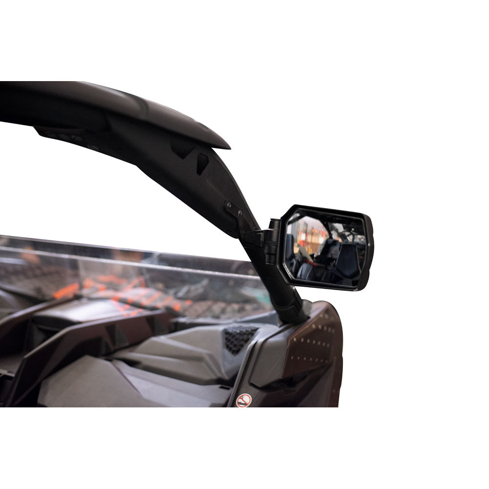 Tusk Pivot Folding UTV Mirror Kit w/A-pillar Mounts Can-Am Maverick 2017-2025