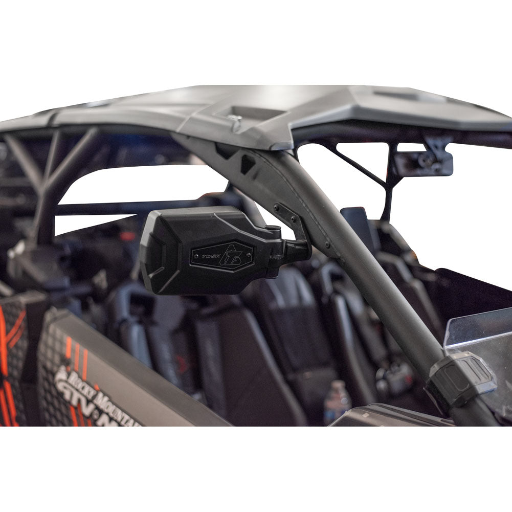 Tusk Pivot Folding UTV Mirror Kit w/A-pillar Mounts Can-Am Maverick 2017-2025