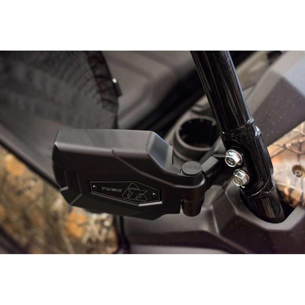 Tusk Pivot Folding UTV Mirror Kit w/A-pillar Mounts Honda Pioneer 2016-2025 - Adventure Parts