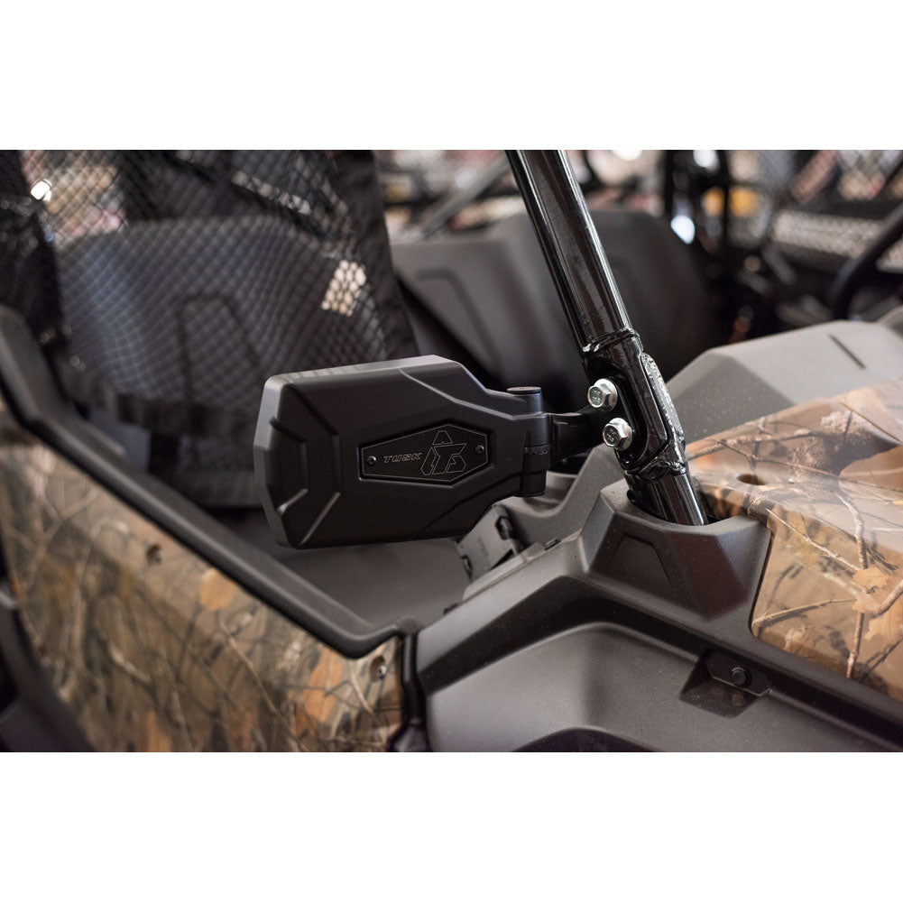 Tusk Pivot Folding UTV Mirror Kit w/A-pillar Mounts Honda Pioneer 2016-2025 - Adventure Parts
