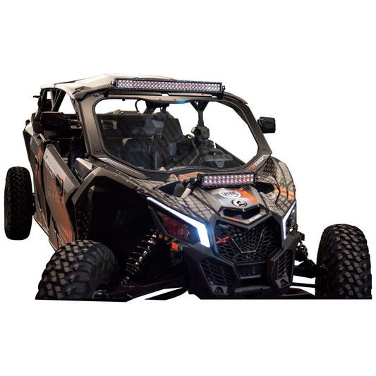 Tusk UTV Full Glass Windshield With Vent and 16" Windshield Wiper Can-Am Maverick X3 900 HO 64 Inch 2018 - Adventure Parts