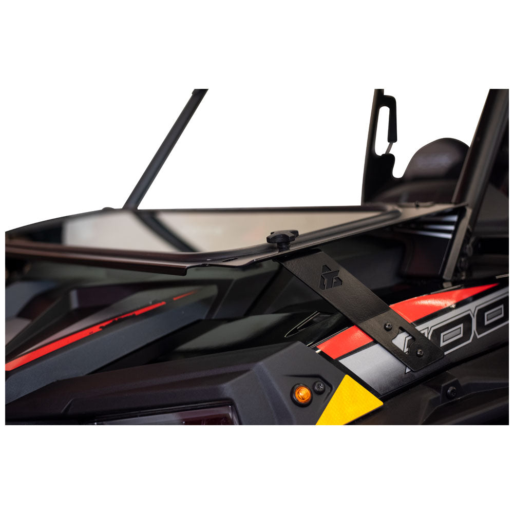 Tusk UTV Folding Glass Windshield with Windshield Wiper Polaris RZR XP 1000 2019–2023 - Adventure Parts