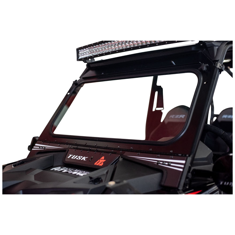 Tusk UTV Folding Glass Windshield with Windshield Wiper Polaris RZR XP 1000 2019–2023 - Adventure Parts