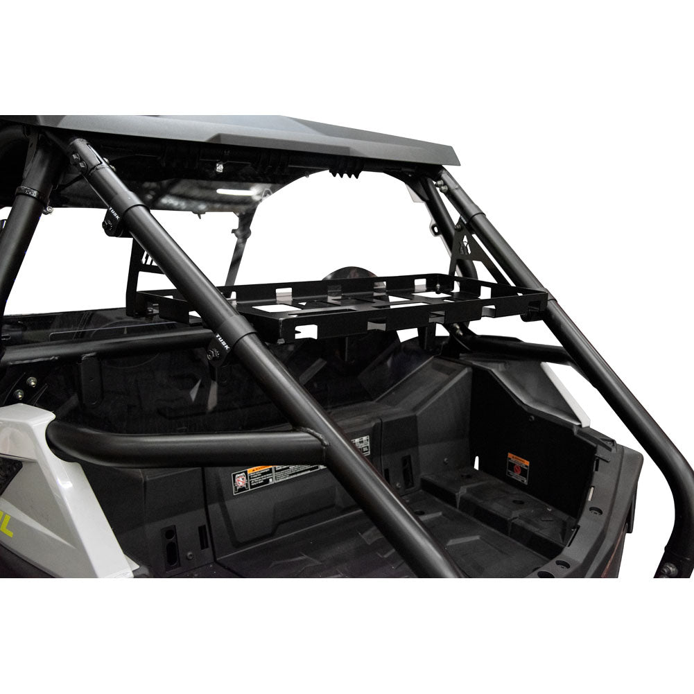 Tusk Cargo Rack Regular Black Powder Coated Polaris RZR 2021–2025 - Adventure Parts