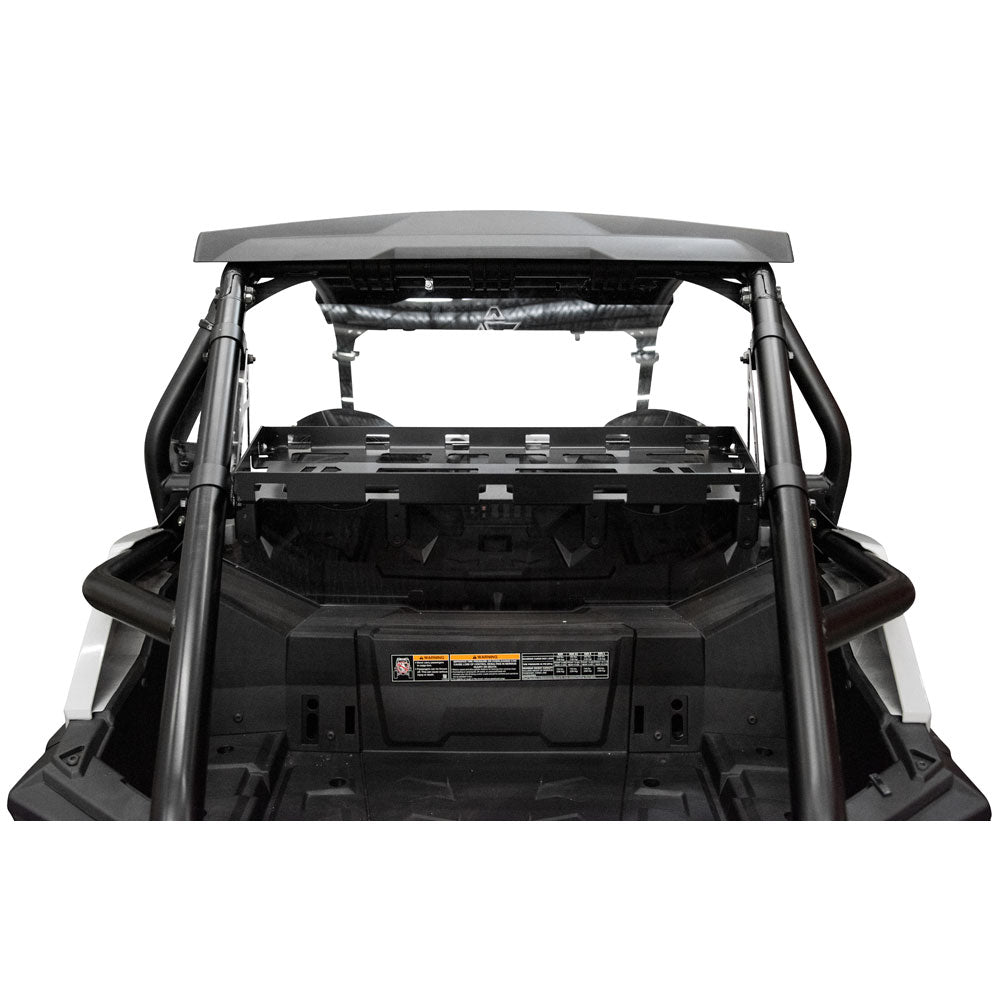 Tusk Cargo Rack Regular Black Powder Coated Polaris RZR 2021–2025 - Adventure Parts