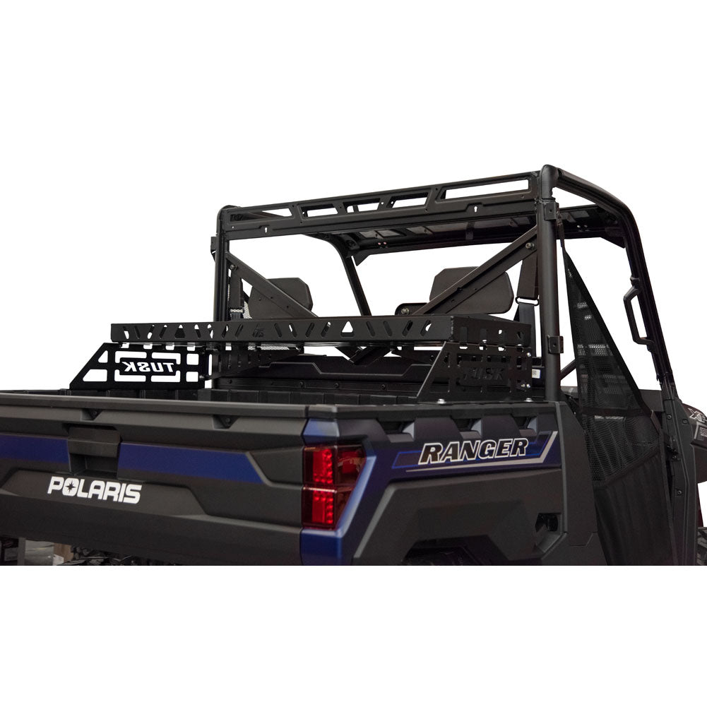 Tusk Cargo Rack Regular Black Powder Coated Polaris RANGER 1000 2013–2025 - Adventure Parts