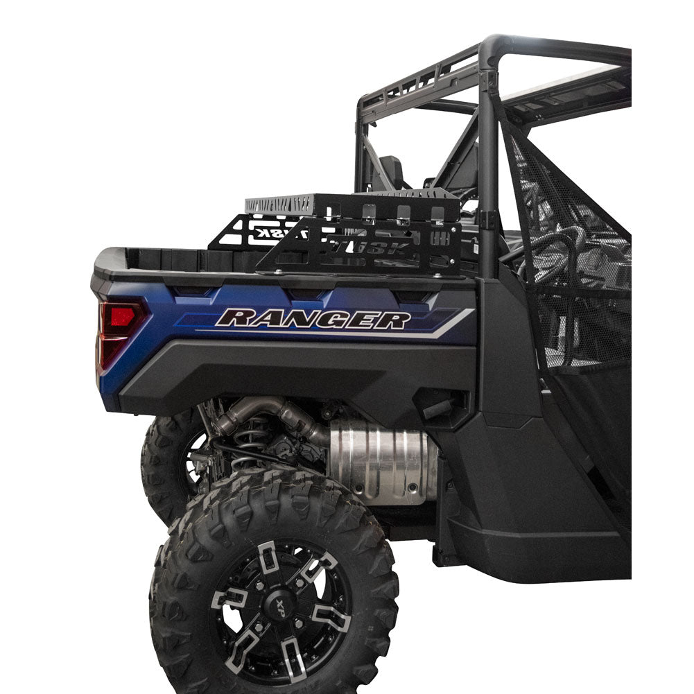 Tusk Cargo Rack Regular Black Powder Coated Polaris RANGER 1000 2013–2025 - Adventure Parts