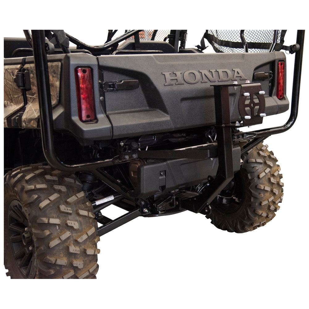Tusk Hitch Mounted Spare Tire Carrier Honda Pioneer 1000 2016–2021 - Adventure Parts