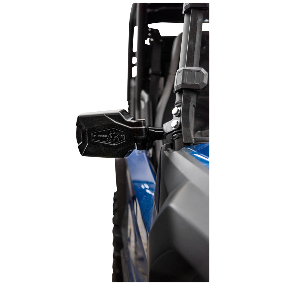 Tusk Pivot Folding UTV Mirror Kit w/A-pillar Mounts Yamaha Wolverine 2021-2025 - Adventure Parts