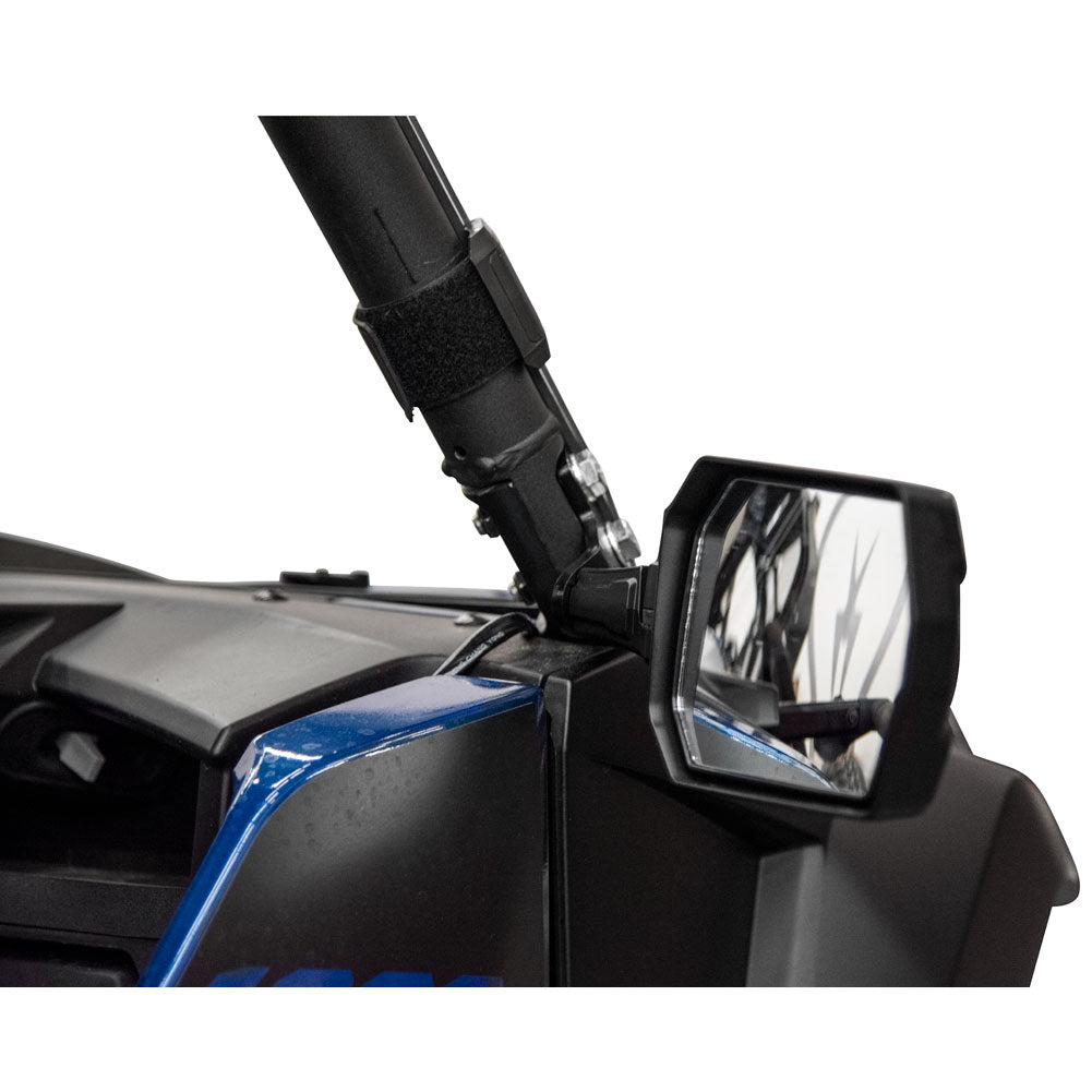 Tusk Pivot Folding UTV Mirror Kit w/A-pillar Mounts Yamaha Wolverine 2021-2025 - Adventure Parts