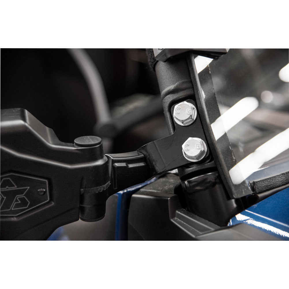 Tusk Pivot Folding UTV Mirror Kit w/A-pillar Mounts Yamaha Wolverine 2021-2025 - Adventure Parts