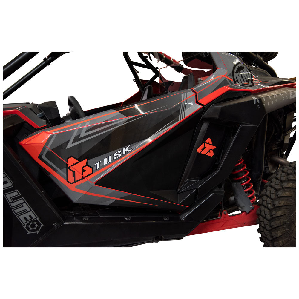 Tusk Plastic Lower Door Inserts Polaris RZR Pro R 4 Factory Armored Edition 2020-2025 - Adventure Parts